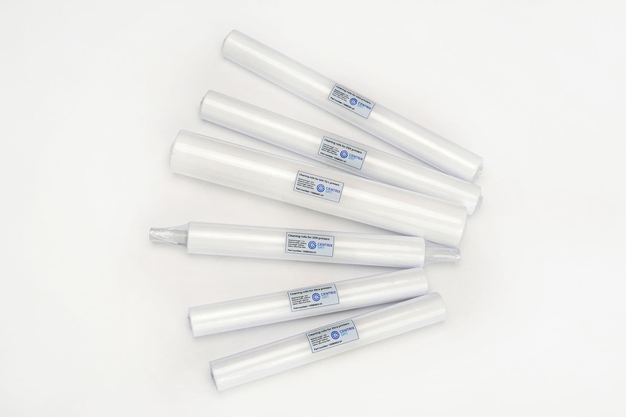 Stencil cleaning rolls